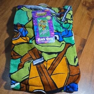 Teenage Mutant Ninja Turtles Kids Beach Towel-Nickelodeon 27''x54'' NWT VACATION